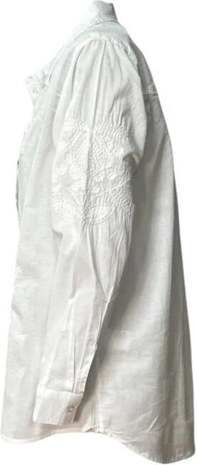 Molly Bracken Geborduurde Oversized Overhemd White Dames - Foto 2