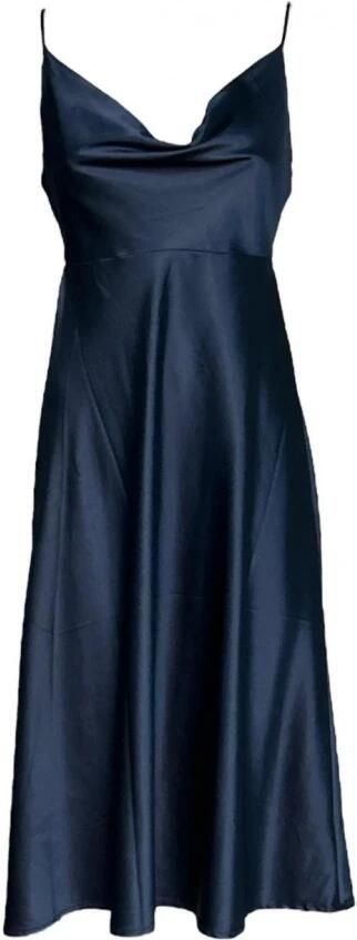 Molly Bracken Mouwloze polyester jurk met dunne bandjes Blue Dames - Foto 4