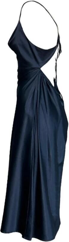 Molly Bracken Mouwloze polyester jurk met dunne bandjes Blue Dames - Foto 3