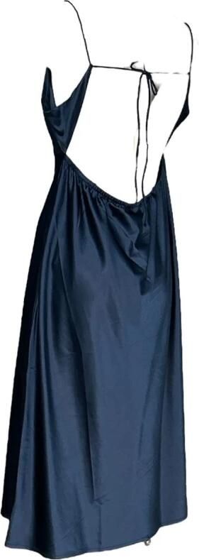 Molly Bracken Mouwloze polyester jurk met dunne bandjes Blue Dames