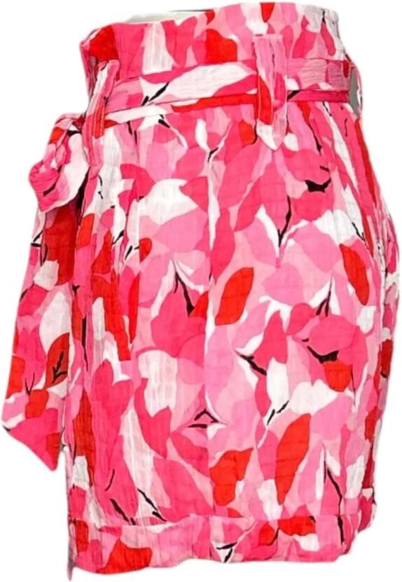 Molly Bracken Polyester Shorts met bijpassende riem Red Dames - Foto 4