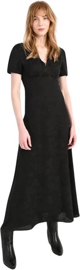 Molly Bracken Zwart Lang Jurk Polyester Jumpsuit Black Dames - Foto 4