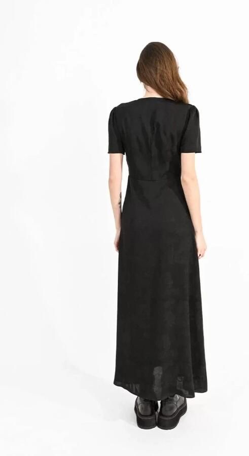 Molly Bracken Zwart Lang Jurk Polyester Jumpsuit Black Dames - Foto 2