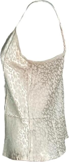 Molly Bracken Luipaard Satijnen Hemdje Rechte V-hals Beige Dames - Foto 2