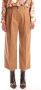 Momoni Bijgesneden broek Bruin Dames - Thumbnail 1