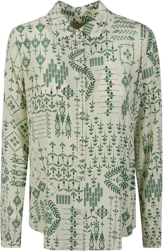 Momoni Etnische St. Meudon Overhemd Groen Dames