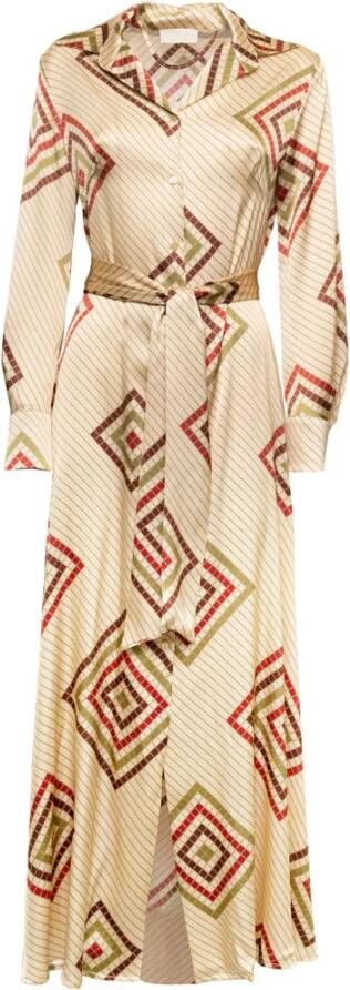 Momoni Maxi -jurken Beige Dames