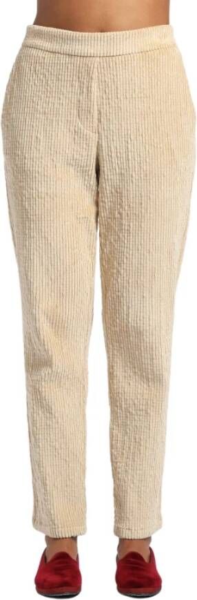 Momoni Slim-fit broek Beige Dames