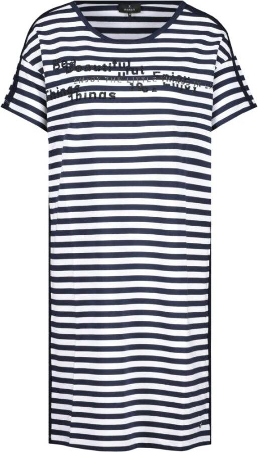 Monari Sweatjurk met strepen