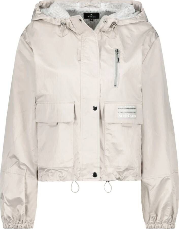 Monari Kort jack met een capuchon