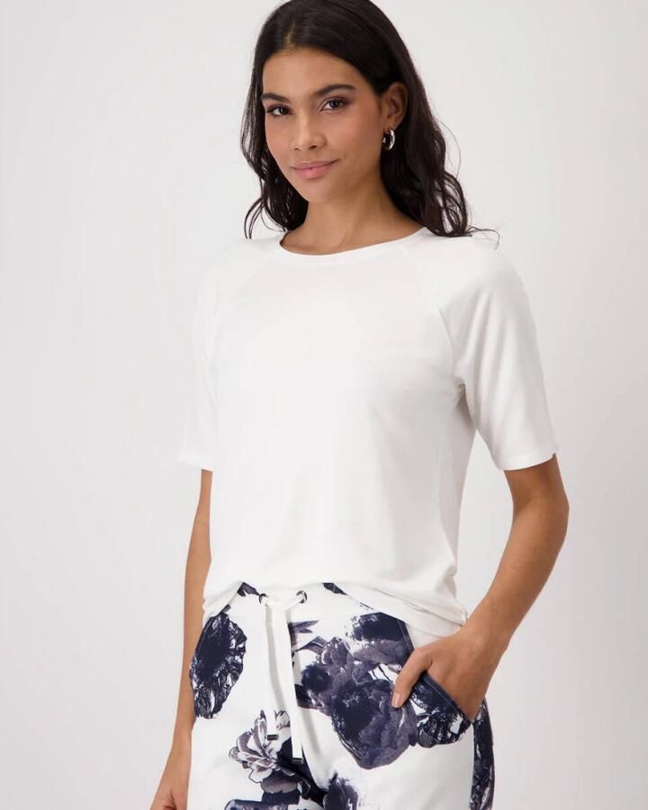 Monari Stijlvol T-shirt 409372 Beige Dames - Foto 3