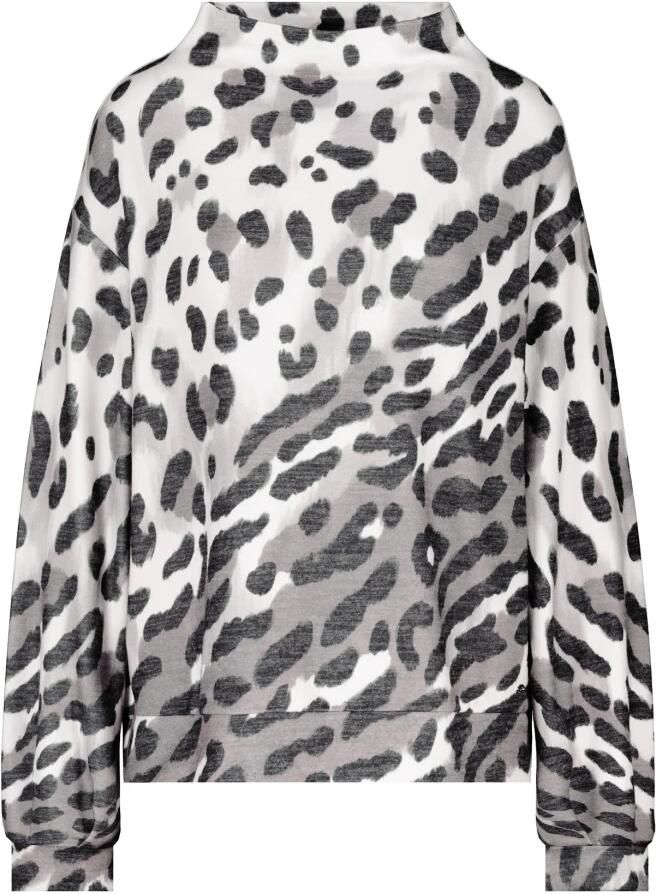 Monari Zachte Luipaardprint Pullover Multicolor Dames - Foto 6