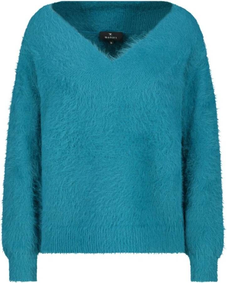 Monari pullover 807102 761 Blauw Dames