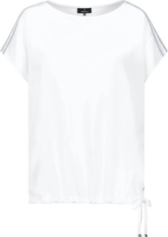 Monari shirt 407893 100 White Dames