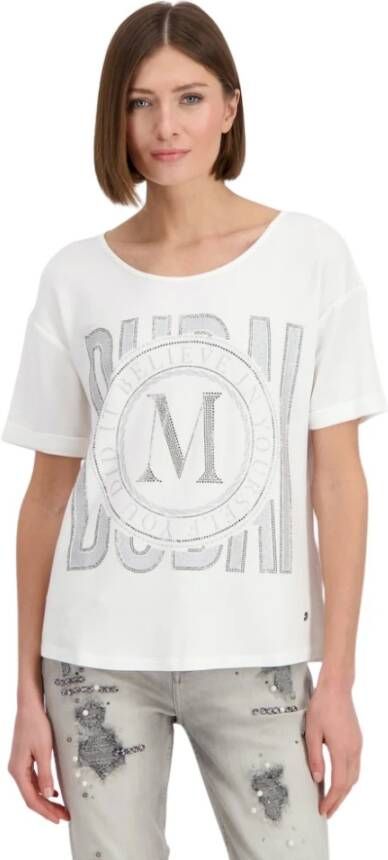 Monari Stijlvolle T-shirts White Dames