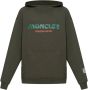 Moncler Groene trui met capuchon en polokraag Green Heren - Thumbnail 1