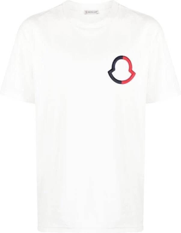 Moncler Bell Merk T-Shirt XL Wit White Heren