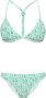 Moncler Bikini met logo-print Green Dames - Thumbnail 1