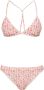 Moncler Bikini met logo-print Roze Dames - Thumbnail 1