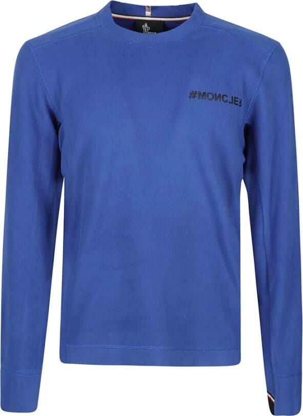 Moncler Bluette Sweatshirt Stijlvol en Comfortabel Blue Heren