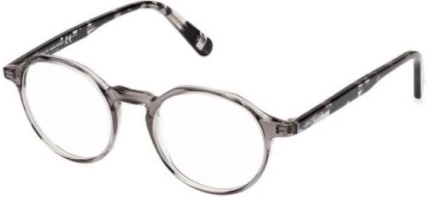 Moncler Eyewear ML5120 bril met ovalen montuur Grijs