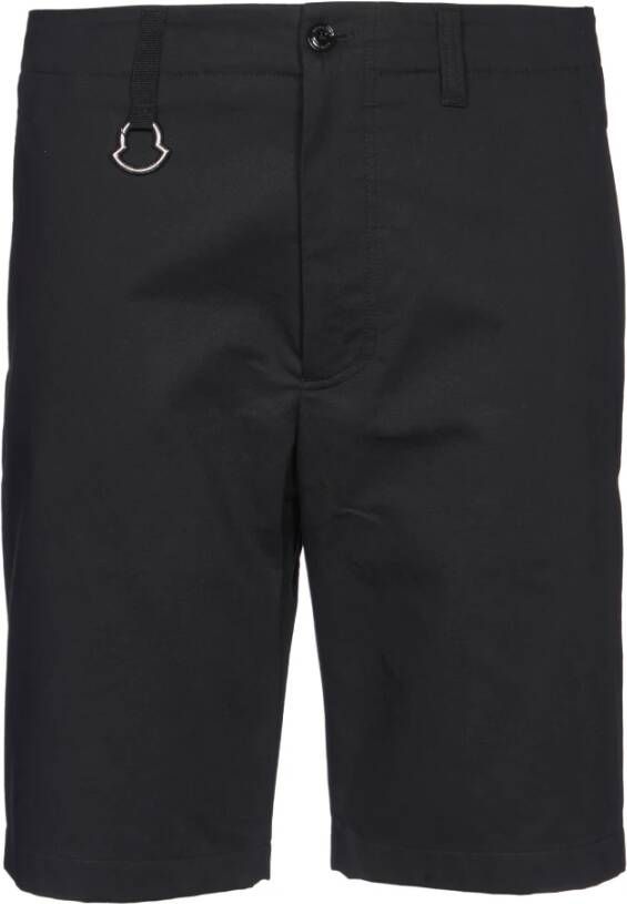 Moncler Casual Shorts Zwart Heren