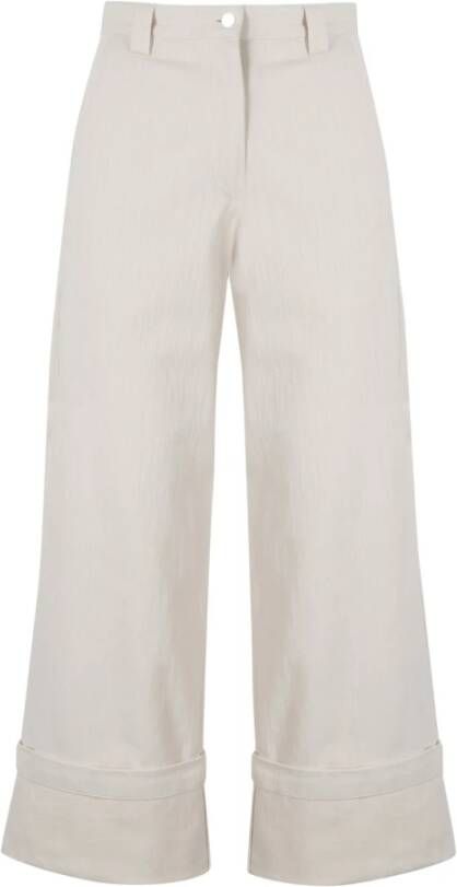 Moncler Cropped broek Beige Dames