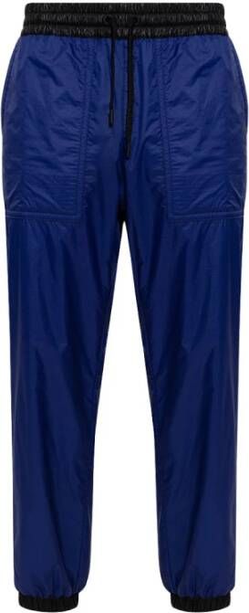 Moncler Donkerblauwe Geïsoleerde Sweatpants met Gore-Tex Infinium™ Technologie Blauw Heren