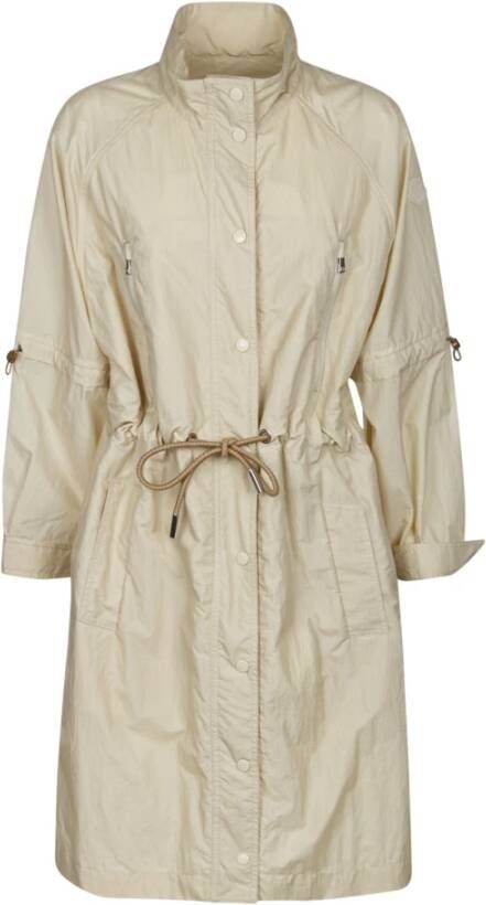 Moncler Down Coats Beige Dames