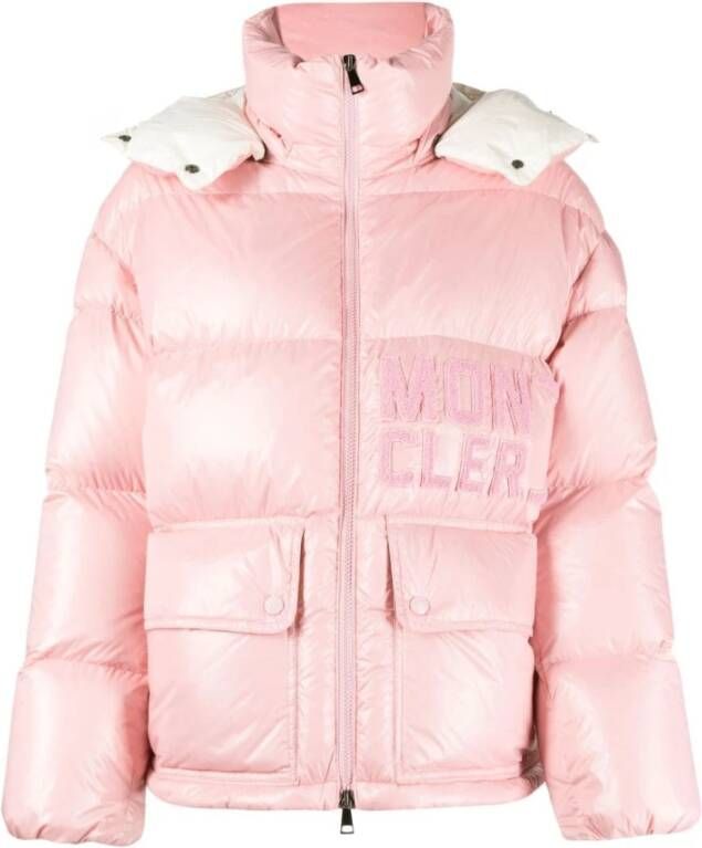 Moncler Down Jackets Roze Dames