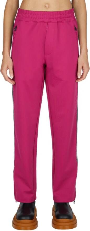 Moncler Elegante Colourblock Track Pants Roze Dames