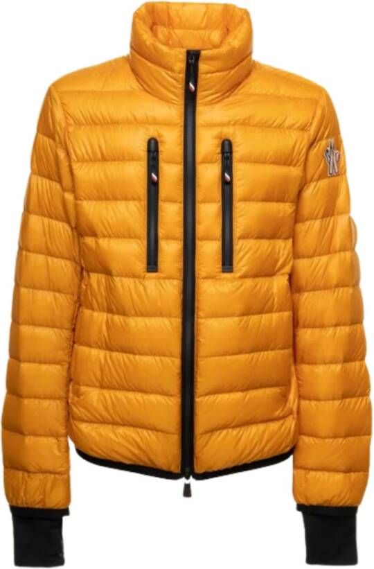 Moncler Gewatteerde Donsjas Yellow Heren