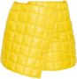 Moncler Gewatteerde Mini Rok Yellow Dames - Thumbnail 1