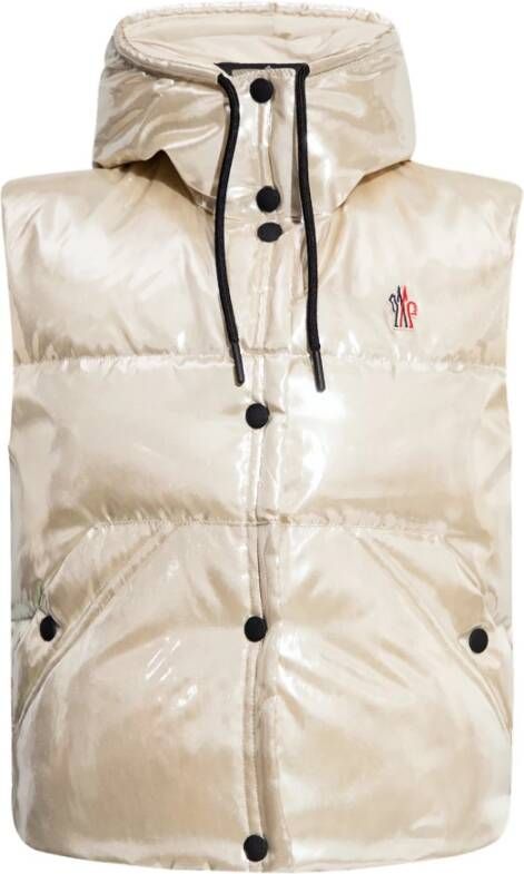 Moncler Ramees Vest Stijlvolle Buitenkleding Beige Dames