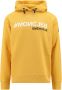 Moncler Katoenen sweatshirt met logo en capuchon Yellow Heren - Thumbnail 1