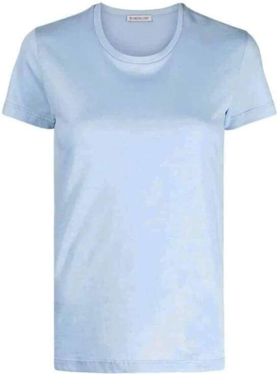 Moncler Katoenen T-Shirt Model: I10938C73200V805871Q Blauw Dames