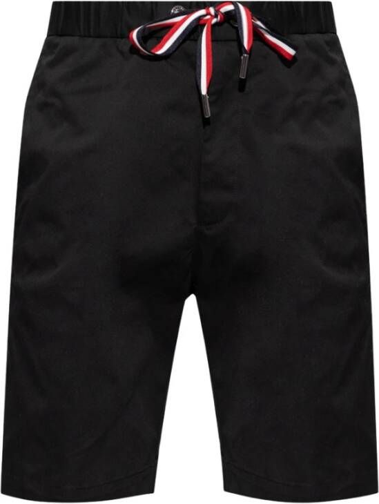 Moncler Lange korte broek Zwart Heren
