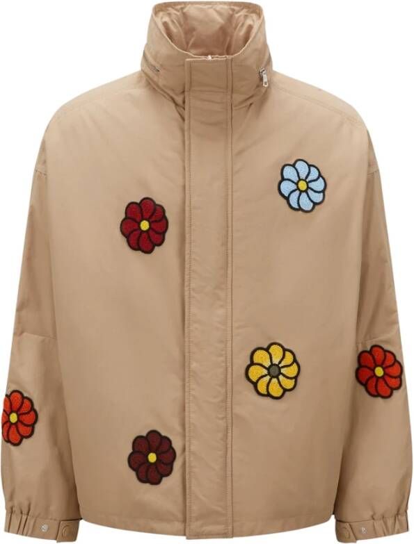 Moncler Light Jackets Beige Dames