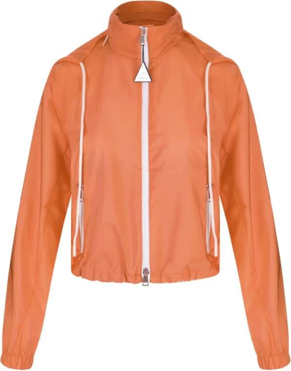 Moncler Light Jackets Oranje Dames
