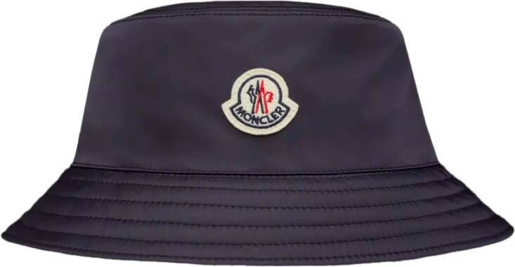 Moncler Logo Bucket Hat Model I10913B0000368352742 Blauw Dames