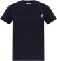 Moncler Logo T-shirt Blauw Dames - Thumbnail 1