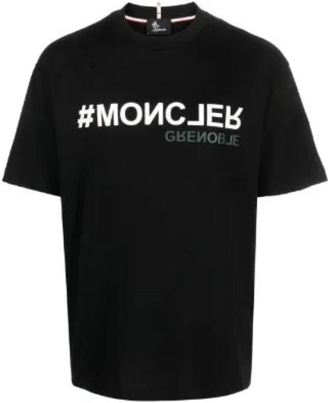 Moncler Logo T-shirt Grenoble Zwart Heren