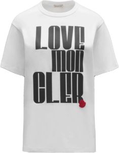 Moncler Love T-Shirt Wit Dames