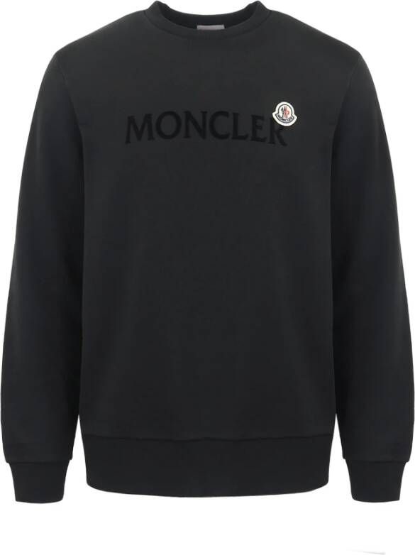 Moncler Stijlvol Comfort Sweatshirt Black Heren
