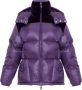 Moncler Gewatteerde jas met fluwelen schouders Purple Dames - Thumbnail 1