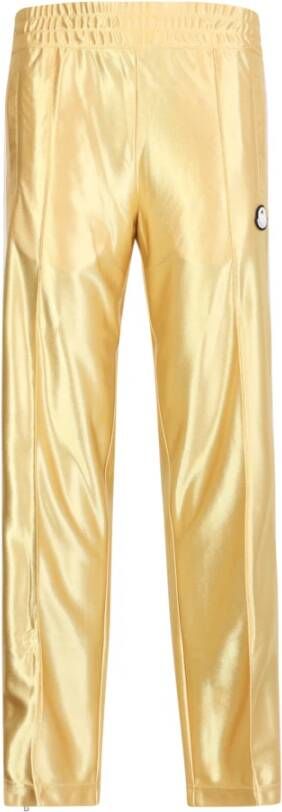 Moncler Metallic Shorts met Gedurfd Design Yellow Heren