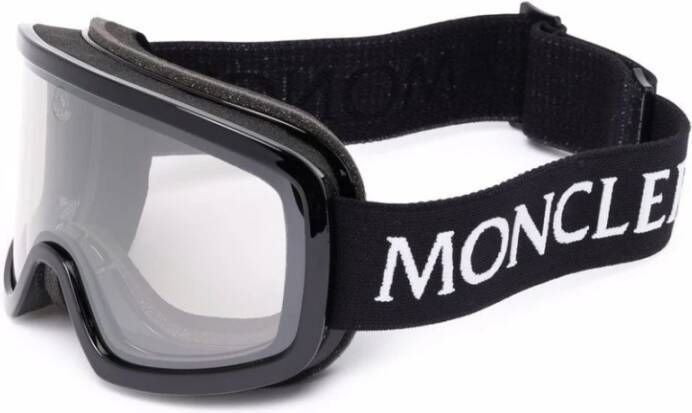 Moncler Zwarte Ski Goggles met Accessoires Black Unisex