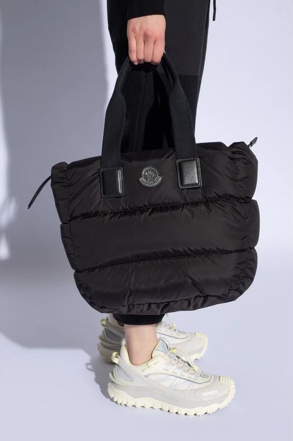 Moncler Crossbody bags Nylon And Leather Bag in zwart - Foto 4