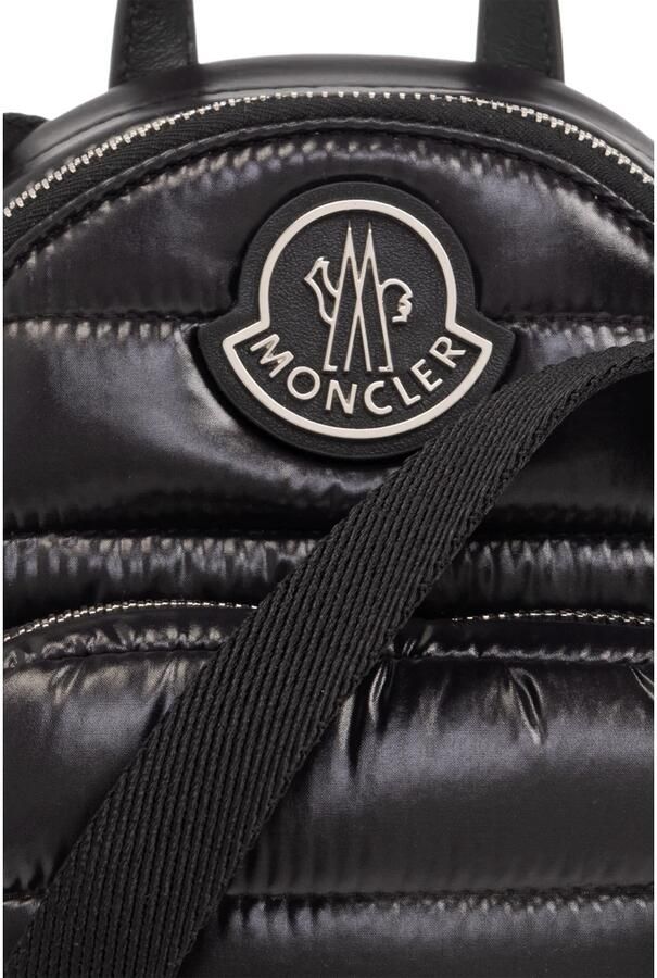 Moncler Rugzakken Nylon And Leather Backpack in zwart - Foto 4