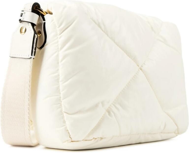 Moncler Twist-Lock Mini Crossbody Tas Witte Schouder White Dames - Foto 6
